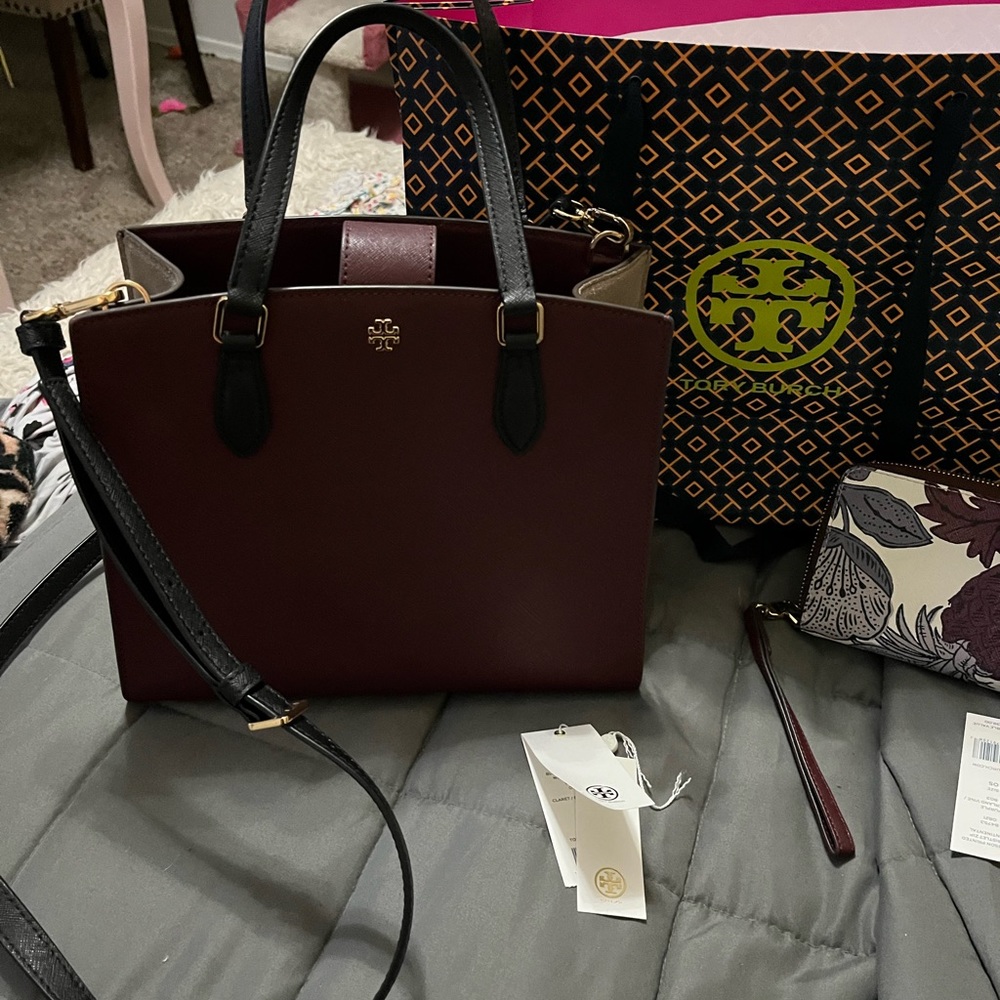 Tory Burch Org$358 ask $225 wristlet Org. $239 asking $150 both $325 excel cond